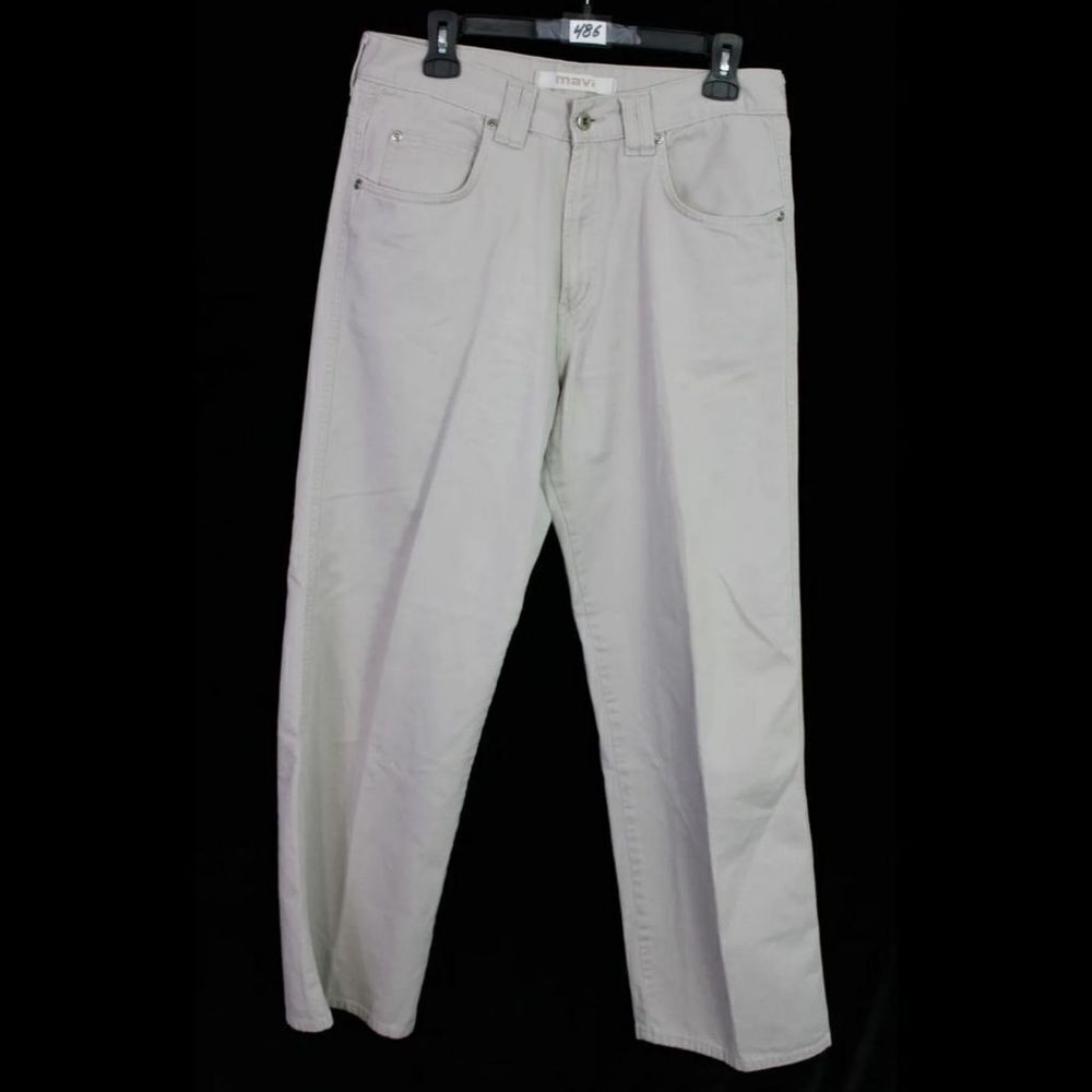 MAVI 170 Max Wide, Full, Zip Fly 31/30 Khaki Mens Jeans.
